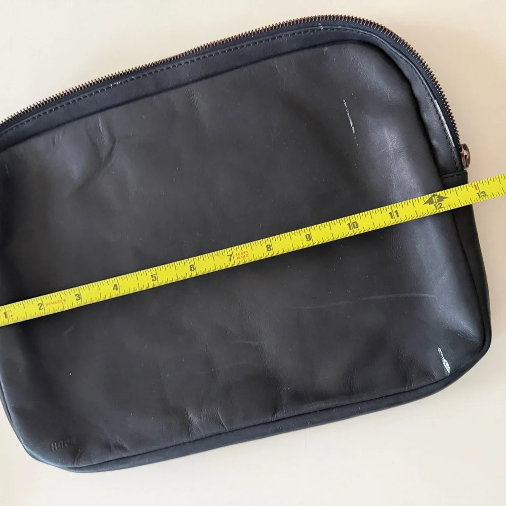 Black Leather Men's Bag